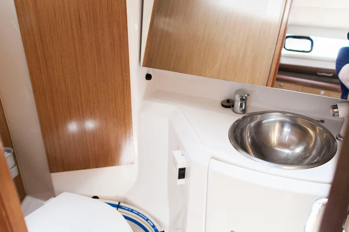 Head on Formica, a Jeanneau Sun Odyssey 36i sailboat at Preveza, Greece
