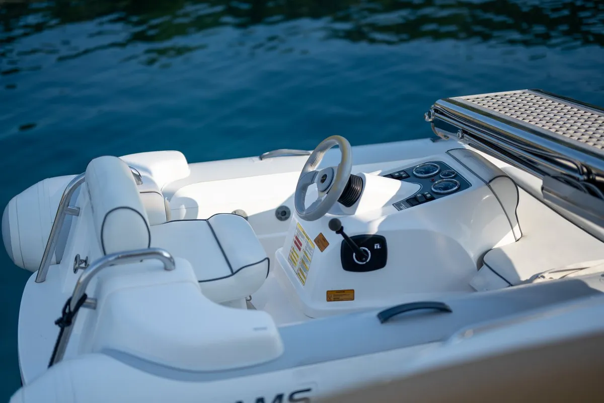 Anna Wo, a Princess 58 motor yacht at Grad Šibenik, Croatia