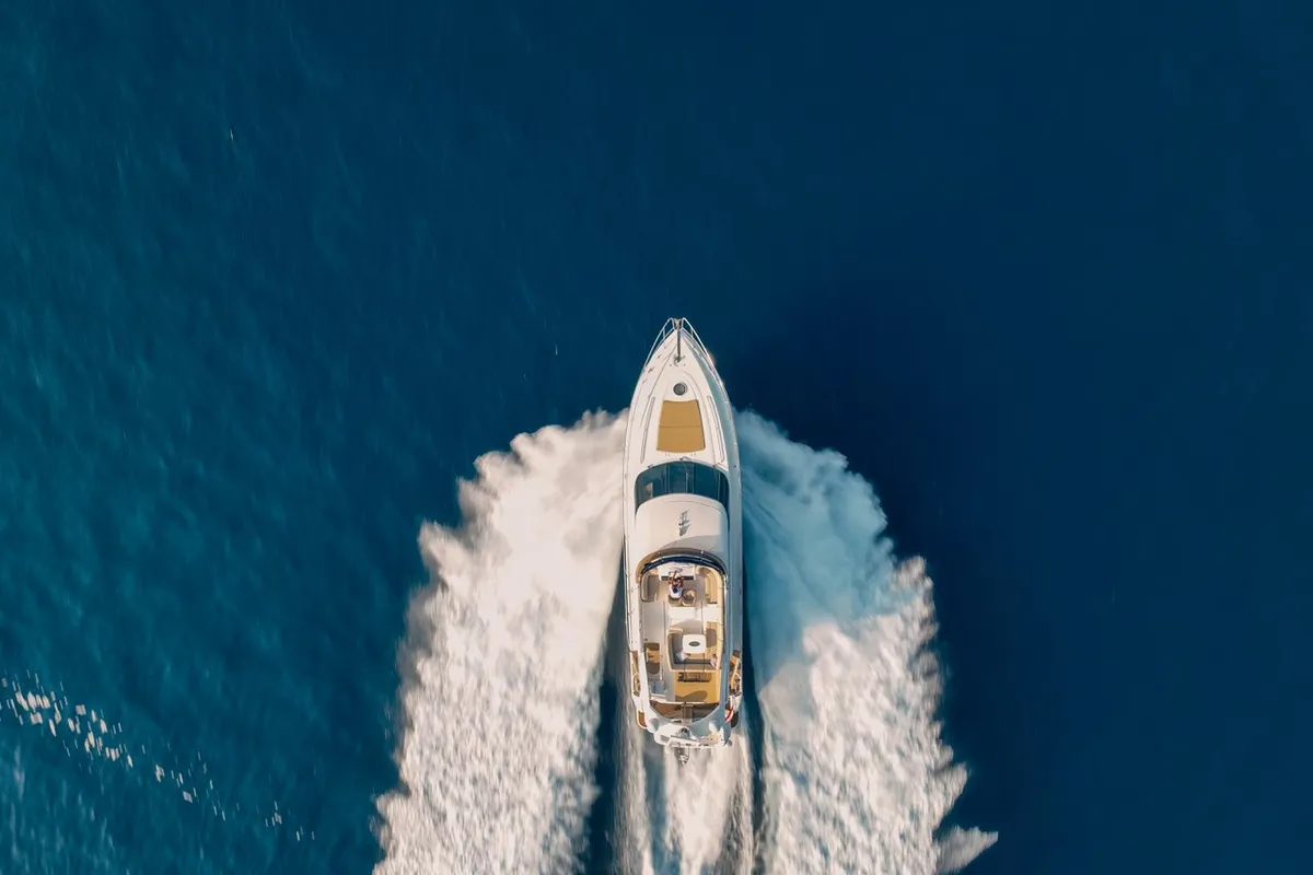 Anna Wo, a Princess 58 motor yacht at Grad Šibenik, Croatia