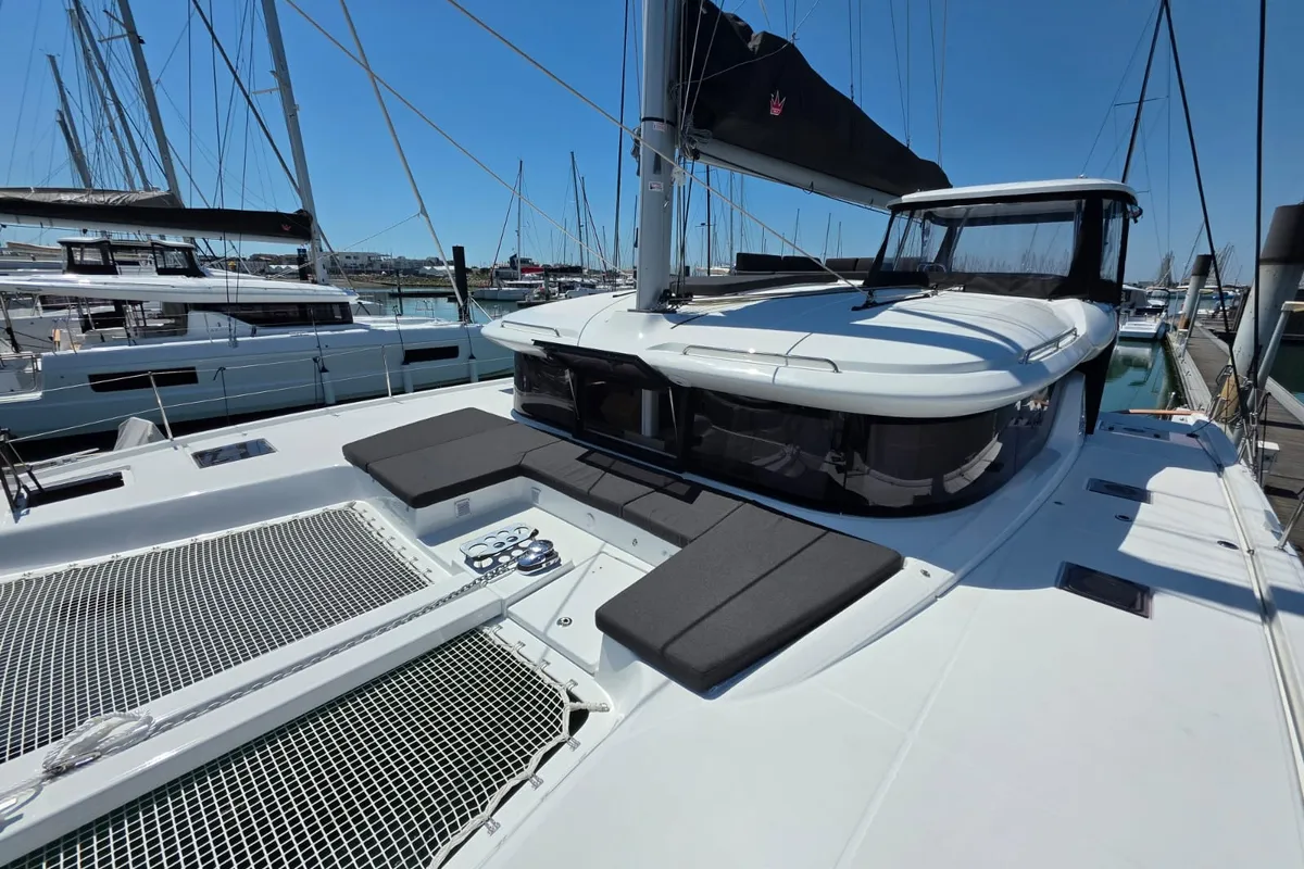 Too White, a Lagoon 43 - 4 + 1 cab. catamaran at Salerno, Italy