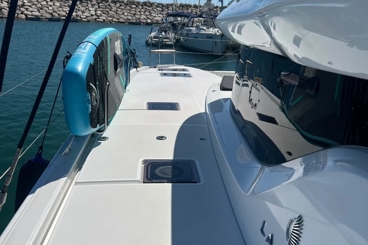 Too White, a Lagoon 43 - 4 + 1 cab. catamaran at Salerno, Italy