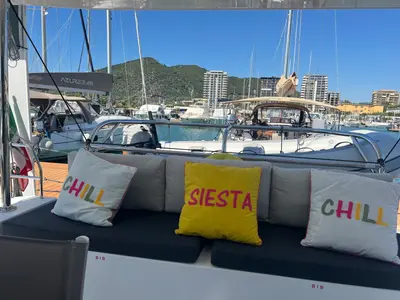 Too White, a Lagoon 43 - 4 + 1 cab. catamaran at Salerno, Italy