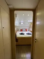 Cabin on Zia Nella, a Lagoon 450 Fly catamaran at Grad Vis, Croatia