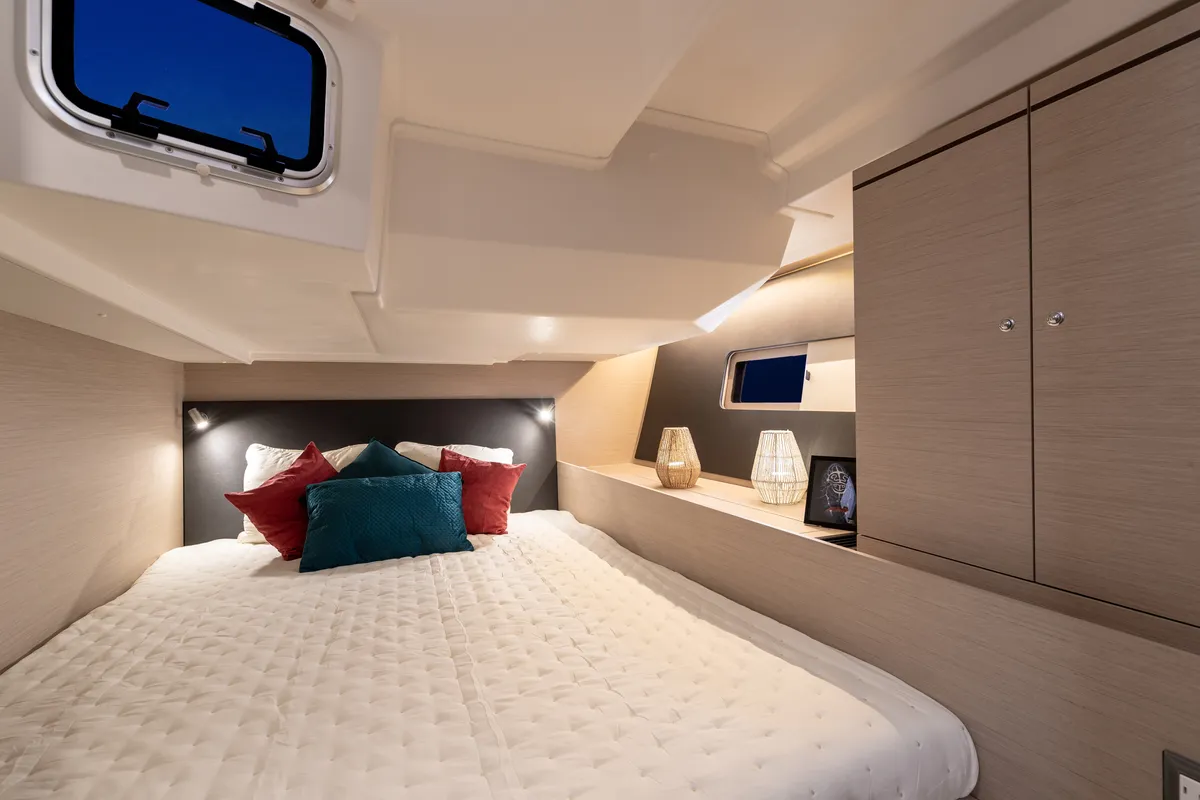 Cabin on Sunsail 52.4 Classic, a Beneteau Oceanis 51.1 sailboat at Općina Marina, Croatia