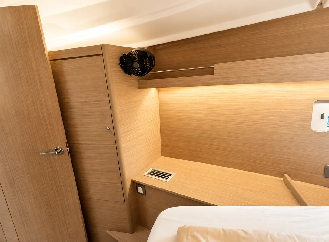 Head on Aurora Lane, a Beneteau Oceanis 40.1 sailboat at Rogoznica, Croatia