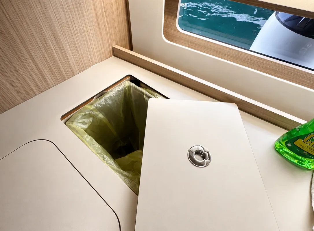 Galley of Aurora Lane, a Beneteau Oceanis 40.1 sailboat at Rogoznica, Croatia