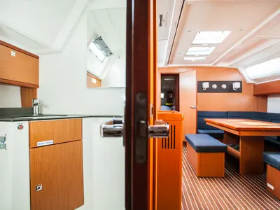 Galley of Lovro, a Bavaria Cruiser 46 sailboat at Split, Croatia