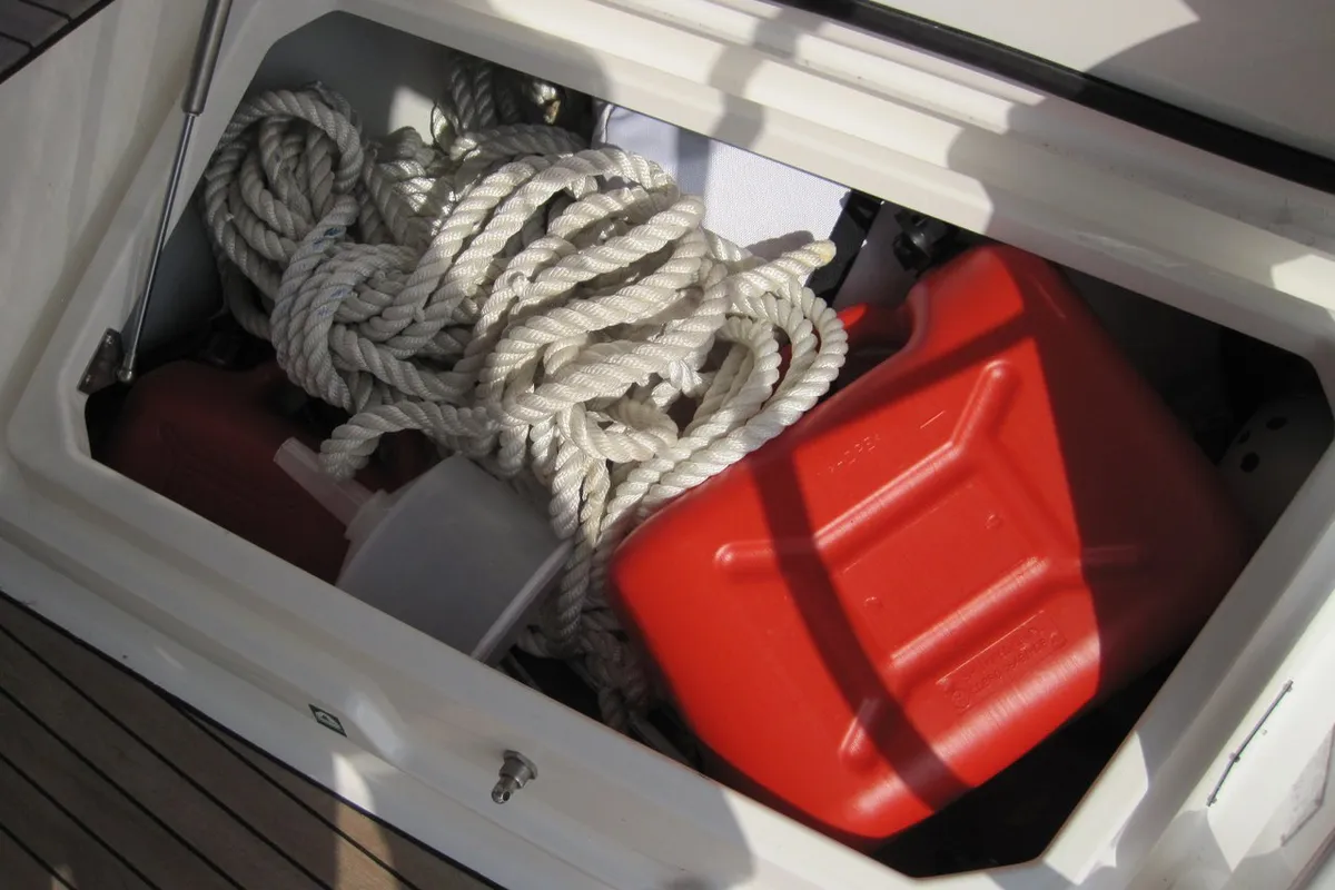 Fiamma, a Bavaria Cruiser 37 sailboat at Capo d'Orlando, Italy