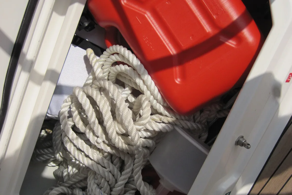 Fiamma, a Bavaria Cruiser 37 sailboat at Capo d'Orlando, Italy