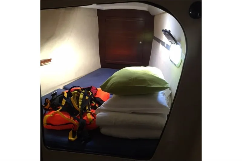 Cabin on Kupela Cuba, a Fountaine Pajot Lavezzi 40 catamaran at Cienfuegos, Cuba
