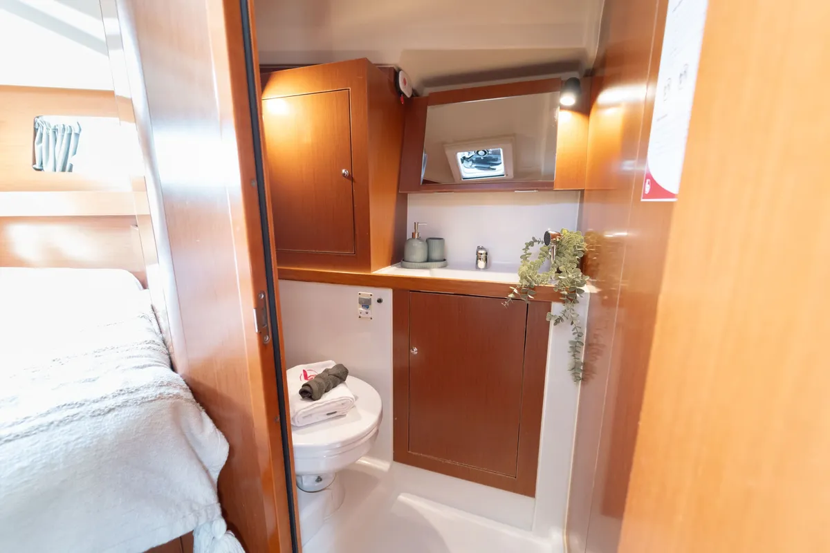 Oriole, a Beneteau Oceanis 41.1 sailboat at Pirovac, Croatia