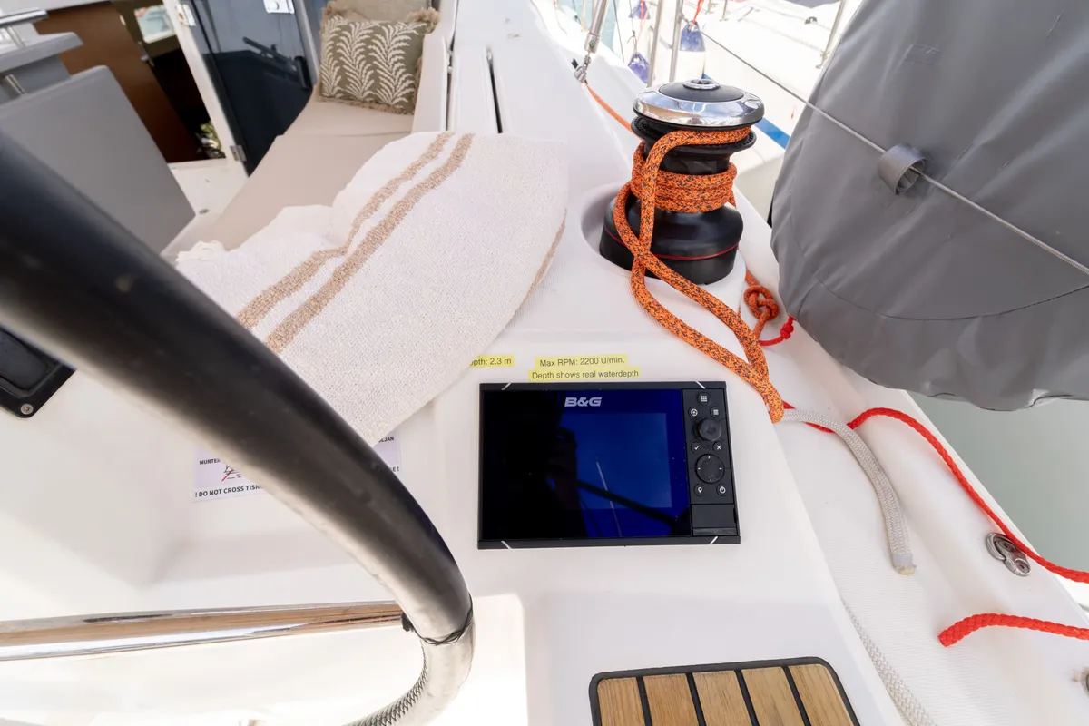 Oriole, a Beneteau Oceanis 41.1 sailboat at Pirovac, Croatia