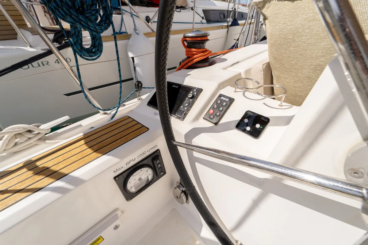Oriole, a Beneteau Oceanis 41.1 sailboat at Pirovac, Croatia