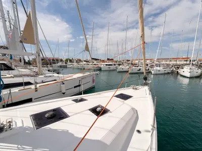 Oriole, a Beneteau Oceanis 41.1 sailboat at Pirovac, Croatia