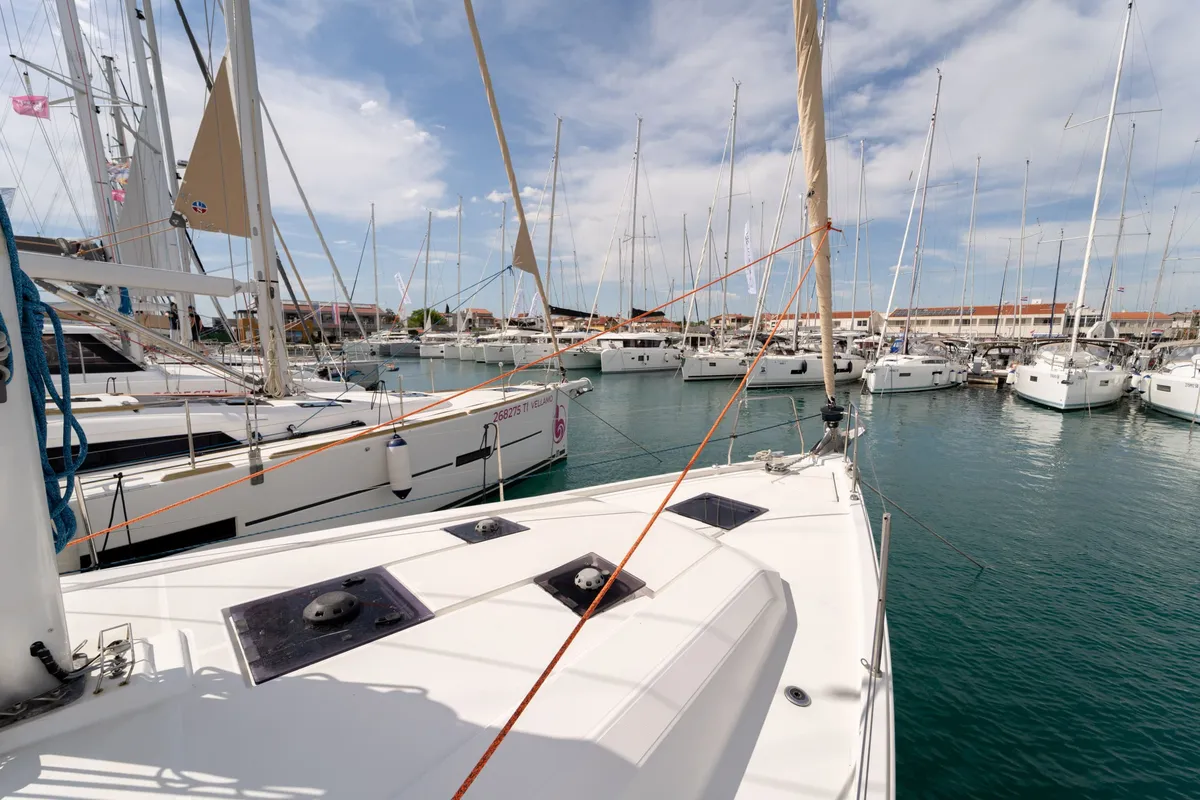 Oriole, a Beneteau Oceanis 41.1 sailboat at Pirovac, Croatia