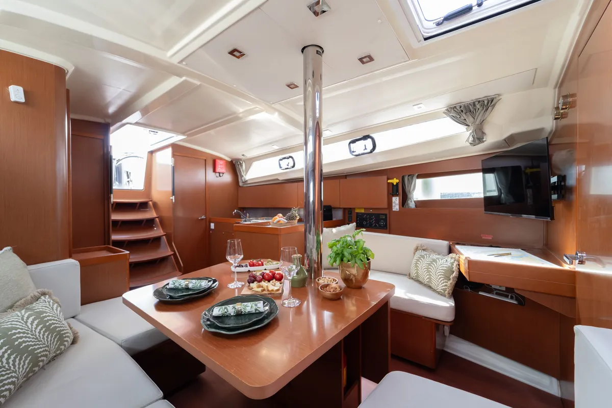 Oriole, a Beneteau Oceanis 41.1 sailboat at Pirovac, Croatia