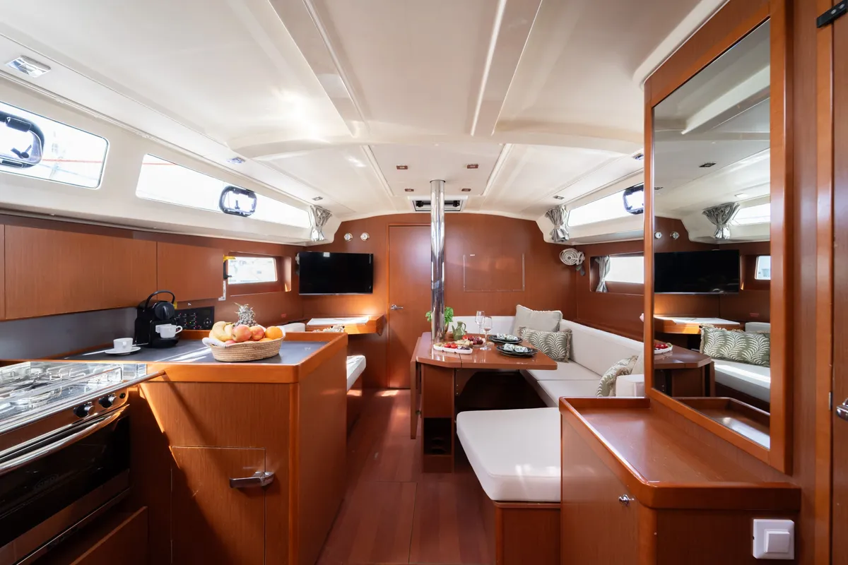 Oriole, a Beneteau Oceanis 41.1 sailboat at Pirovac, Croatia
