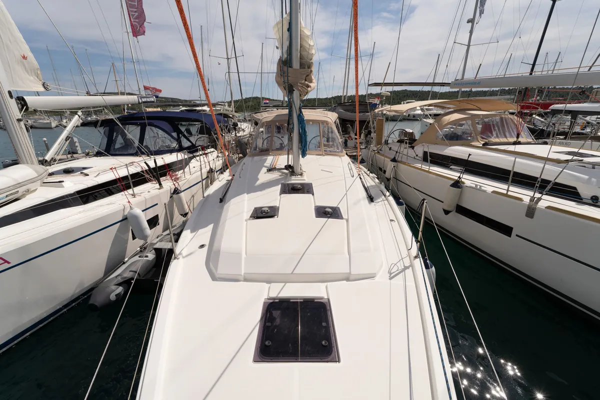 Oriole, a Beneteau Oceanis 41.1 sailboat at Pirovac, Croatia