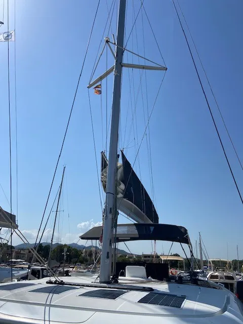 Exterior view of Star of the Seas IV, a Lagoon 46 catamaran at Alameda, United States