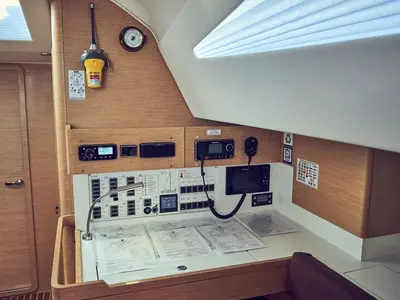 Salon of Friends, a Elan Impression 50 sailboat at Pula, Croatia