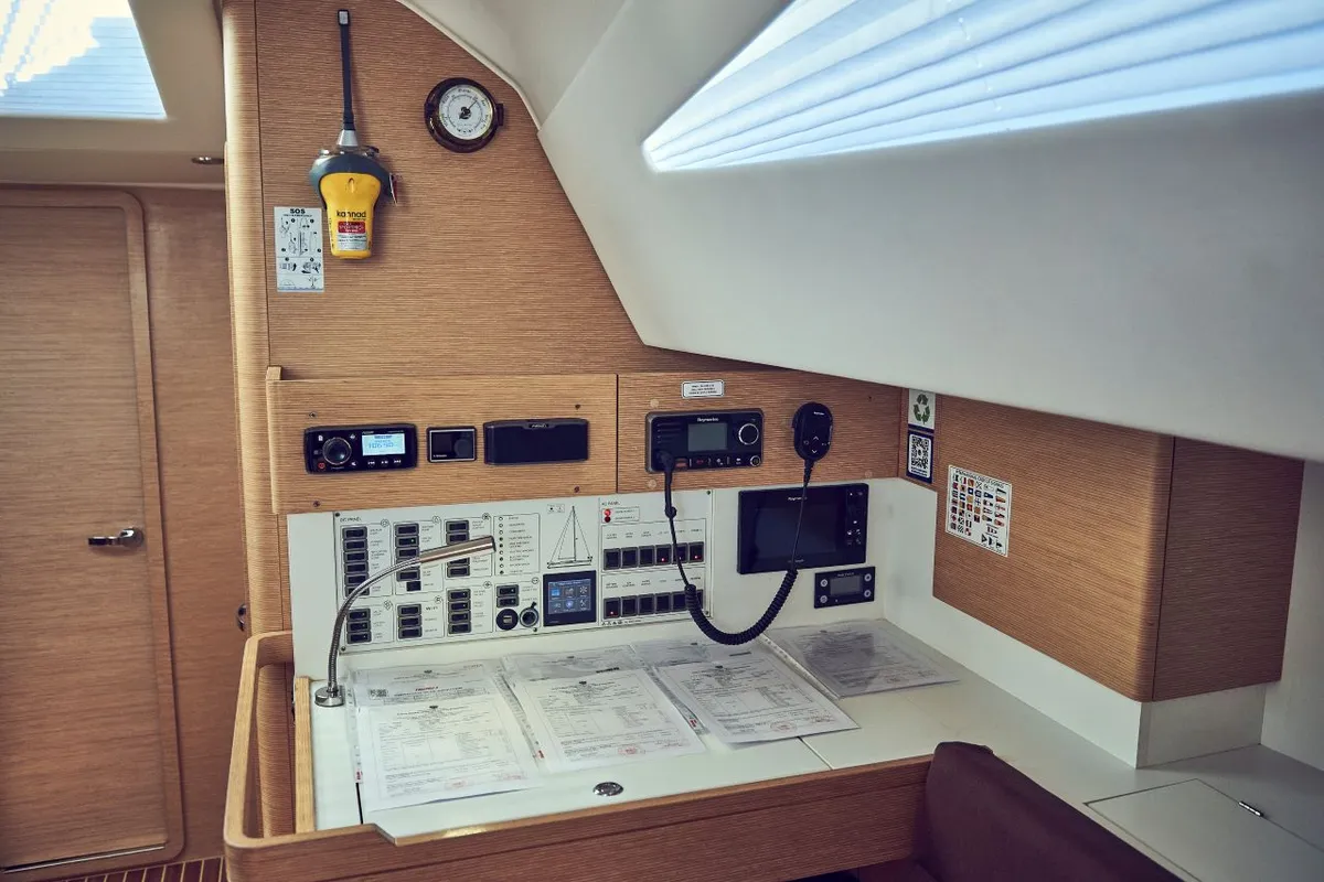 Salon of Friends, a Elan Impression 50 sailboat at Pula, Croatia