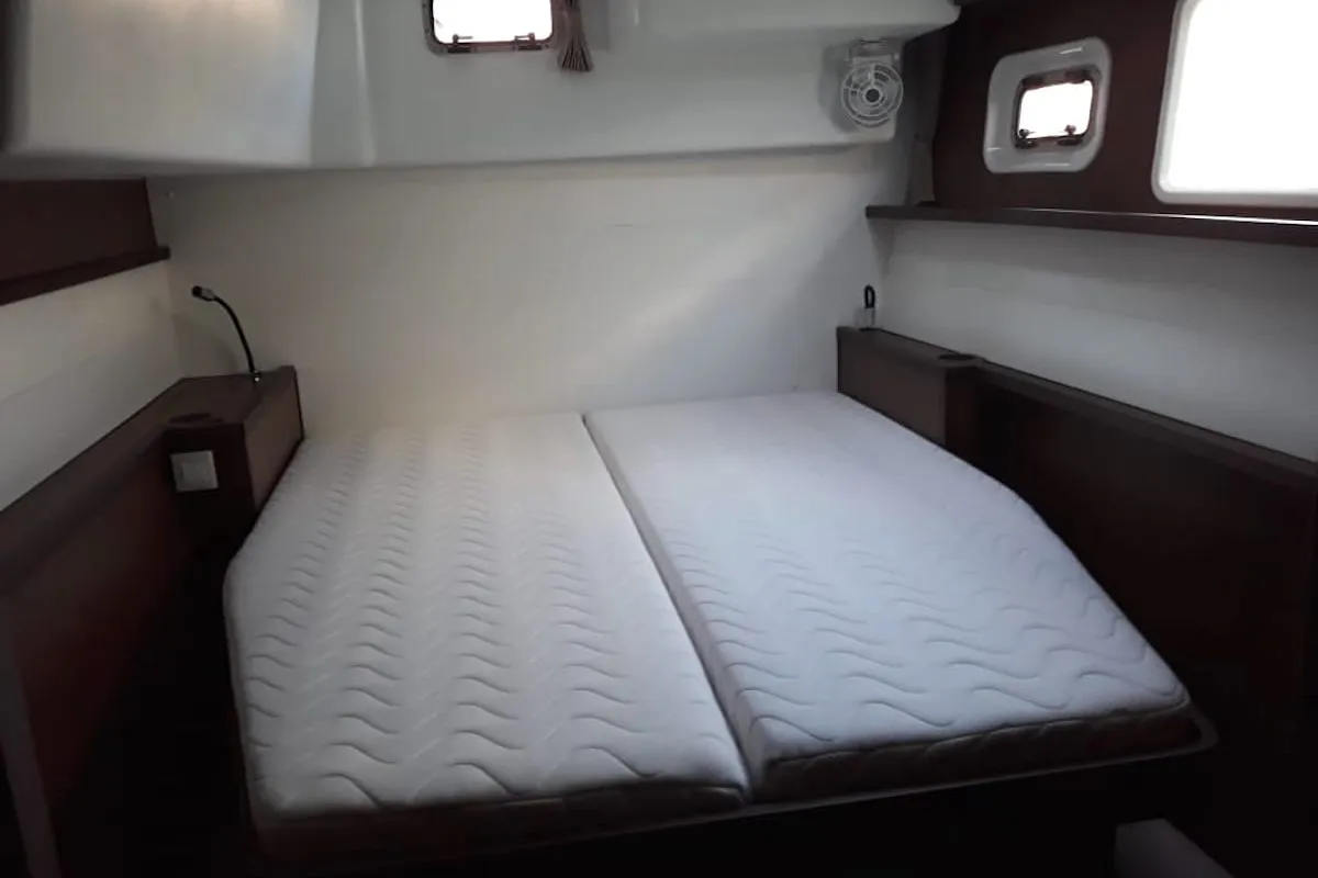 Cabin on Lagoon 450 Fly, a catamaran at Athens, Greece