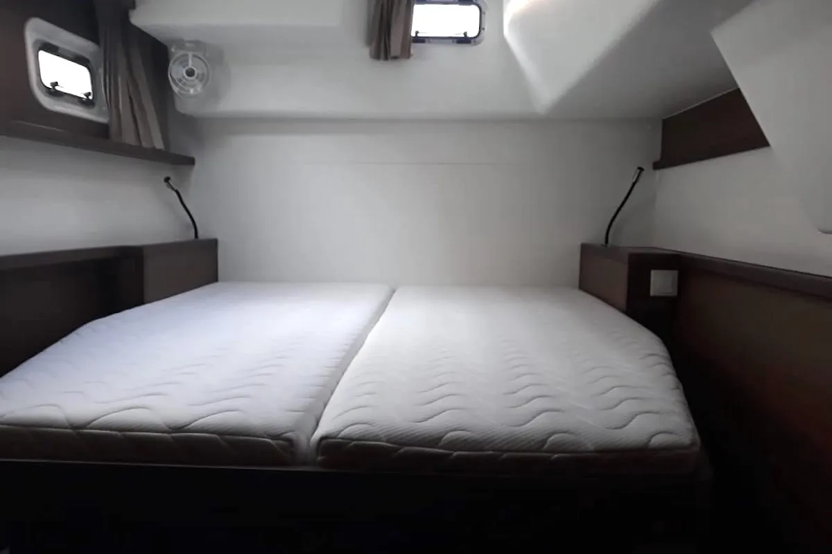 Cabin on Lagoon 450 Fly, a catamaran at Athens, Greece
