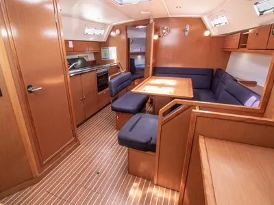 Salon of Vlassis, a Bavaria 40 sailboat at Municipal Unit of Lefkada, Greece