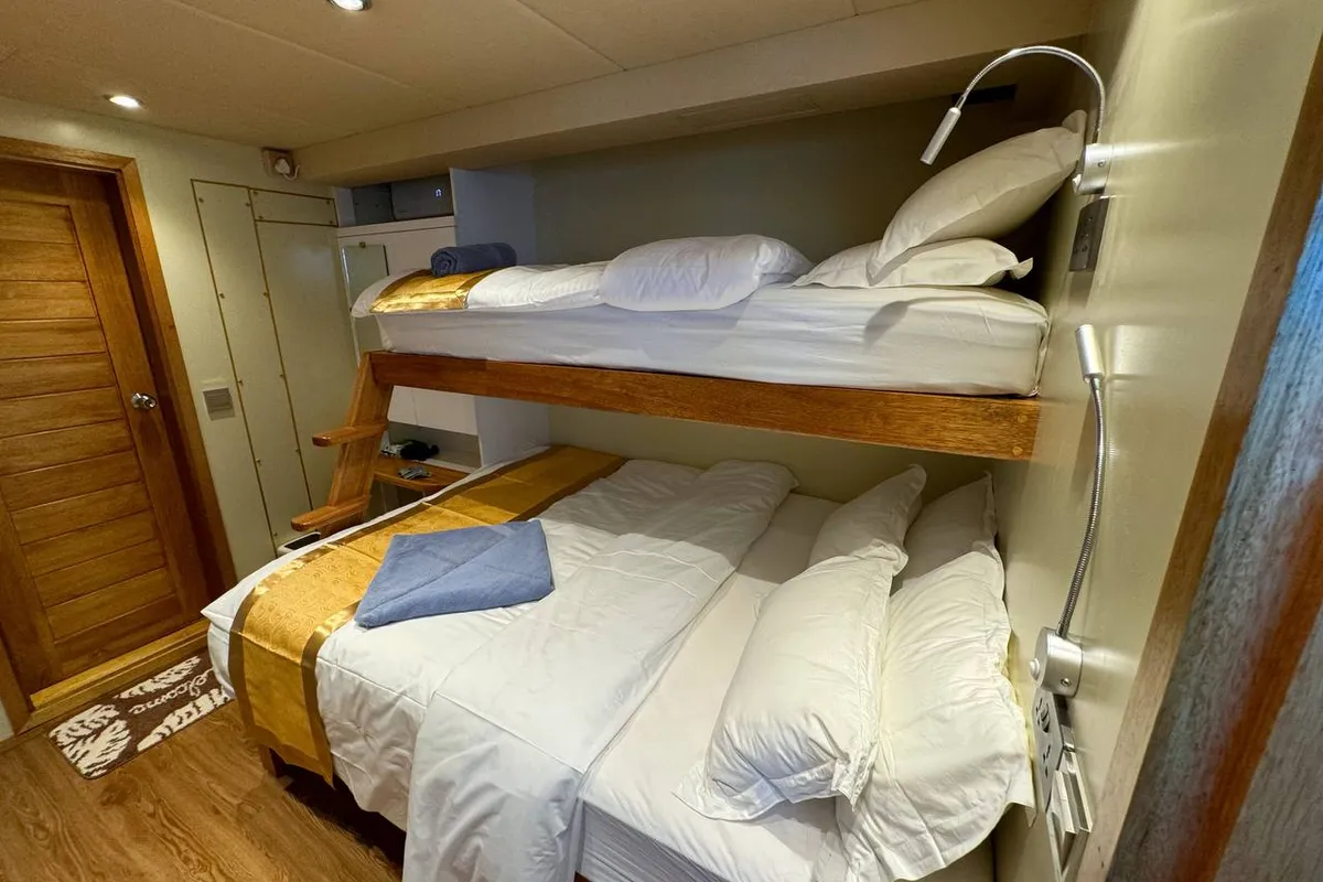 Cabin on North Seven Liveaboard, a Custom Made North Seven motor yacht at Malé, Maldives