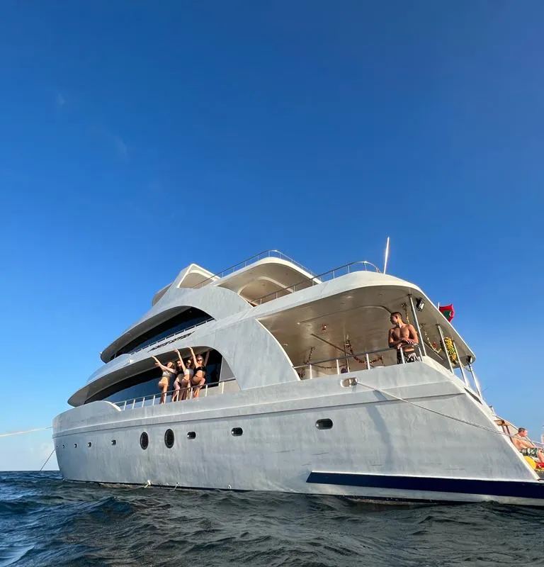 Exterior view of North Seven Liveaboard, a Custom Made North Seven motor yacht at Malé, Maldives