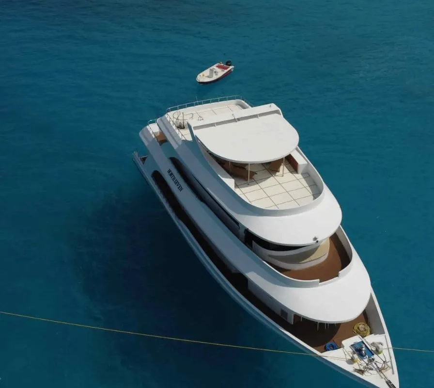Exterior view of North Seven Liveaboard, a Custom Made North Seven motor yacht at Malé, Maldives