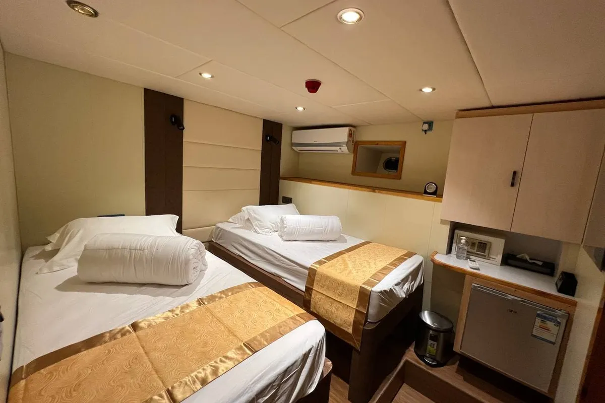 Cabin on North Seven Liveaboard, a Custom Made North Seven motor yacht at Malé, Maldives