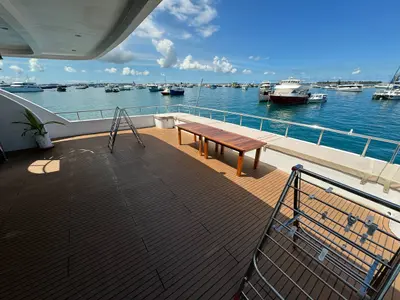 Deck of North Seven Liveaboard, a Custom Made North Seven motor yacht at Malé, Maldives