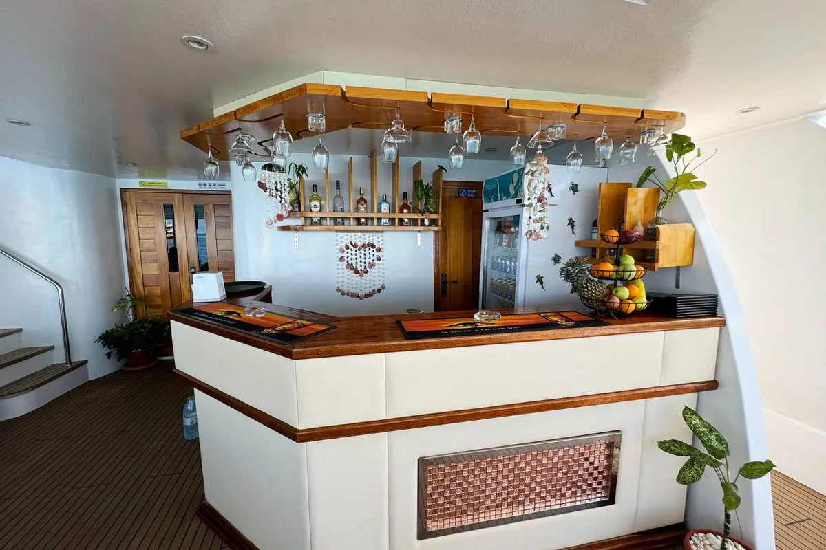 Deck of North Seven Liveaboard, a Custom Made North Seven motor yacht at Malé, Maldives