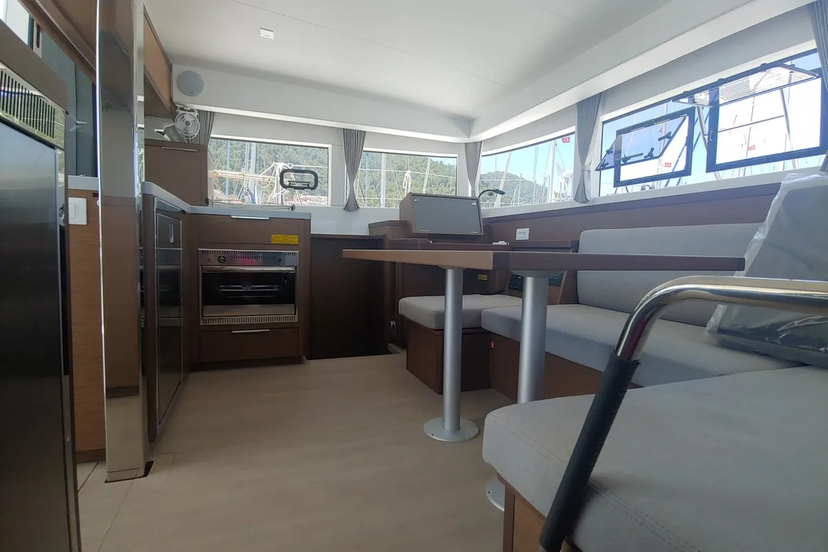 Cabin on Leo, a Lagoon 40 catamaran at Fethiye, Turkey
