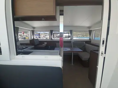 Cabin on Leo, a Lagoon 40 catamaran at Fethiye, Turkey
