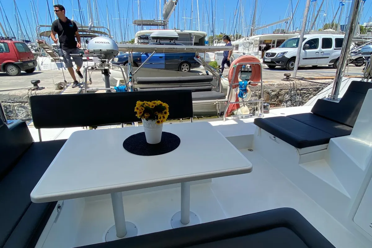 CHRISTINA I, a Lagoon 400 S2 catamaran at Athens, Greece