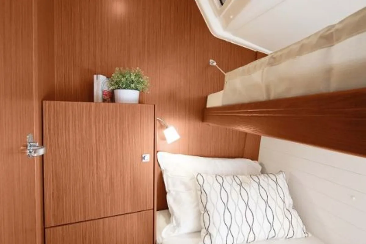 Cabin on Konstantinos 11, a Bavaria Cruiser 51 sailboat at Municipal Unit of Lefkada, Greece