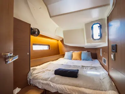 Cabin on Primus, a Beneteau Oceanis 40.1 sailboat at Pa Khlok, Thailand