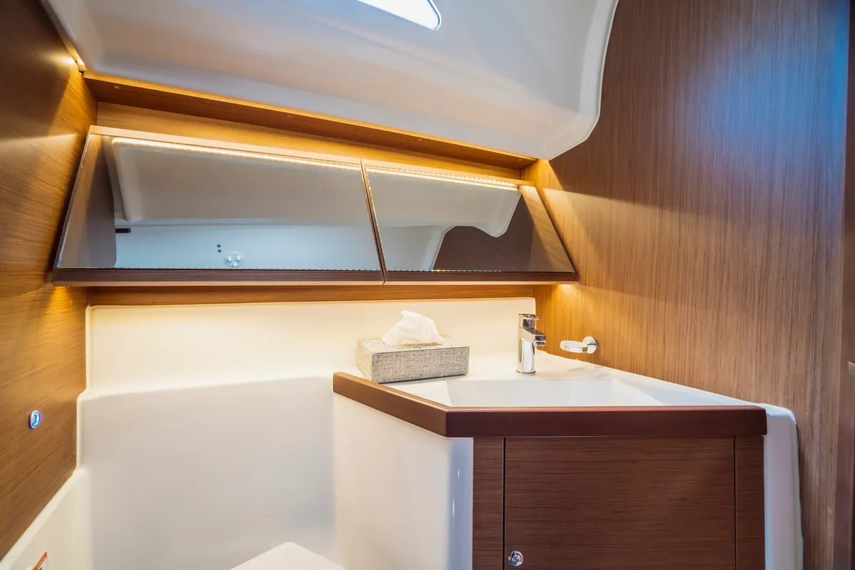 Primus, a Beneteau Oceanis 40.1 sailboat at Pa Khlok, Thailand