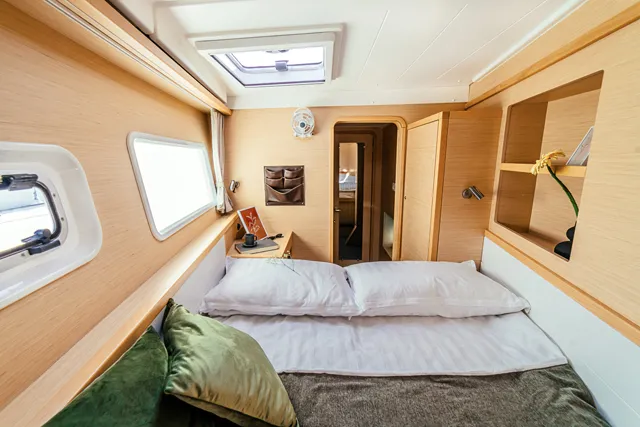 Cabin on NEMO, a Lagoon 39 catamaran at Grad Šibenik, Croatia