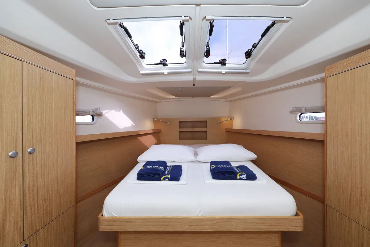 Galley of Susso, a Hanse 455 - 3 cab. sailboat at Biograd na Moru, Croatia