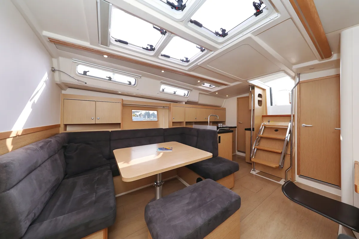 Salon of Susso, a Hanse 455 - 3 cab. sailboat at Biograd na Moru, Croatia