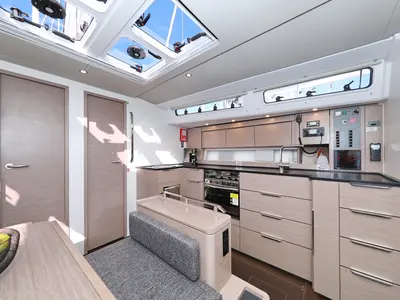 Galley of Simply Relax, a Hanse 460 sailboat at Sukošan, Croatia