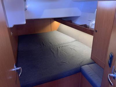 Cabin on CJ, a Bavaria Cruiser 46 sailboat at Municipal Unit of Lefkada, Greece
