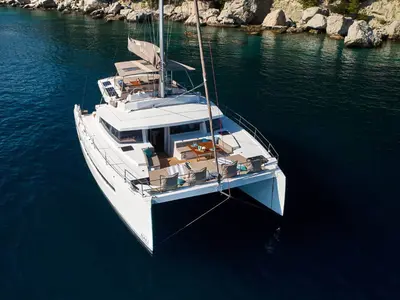 REMOte Parking, a Bali 5.4 catamaran at Road Town, British Virgin Islands