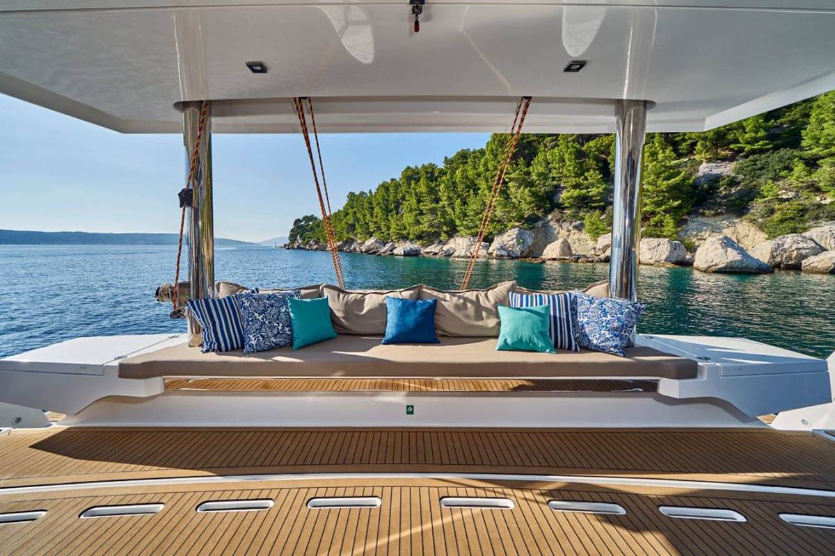 REMOte Parking, a Bali 5.4 catamaran at Road Town, British Virgin Islands
