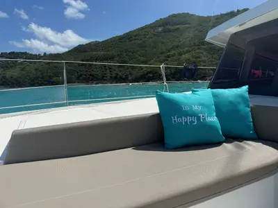 REMOte Parking, a Bali 5.4 catamaran at Road Town, British Virgin Islands