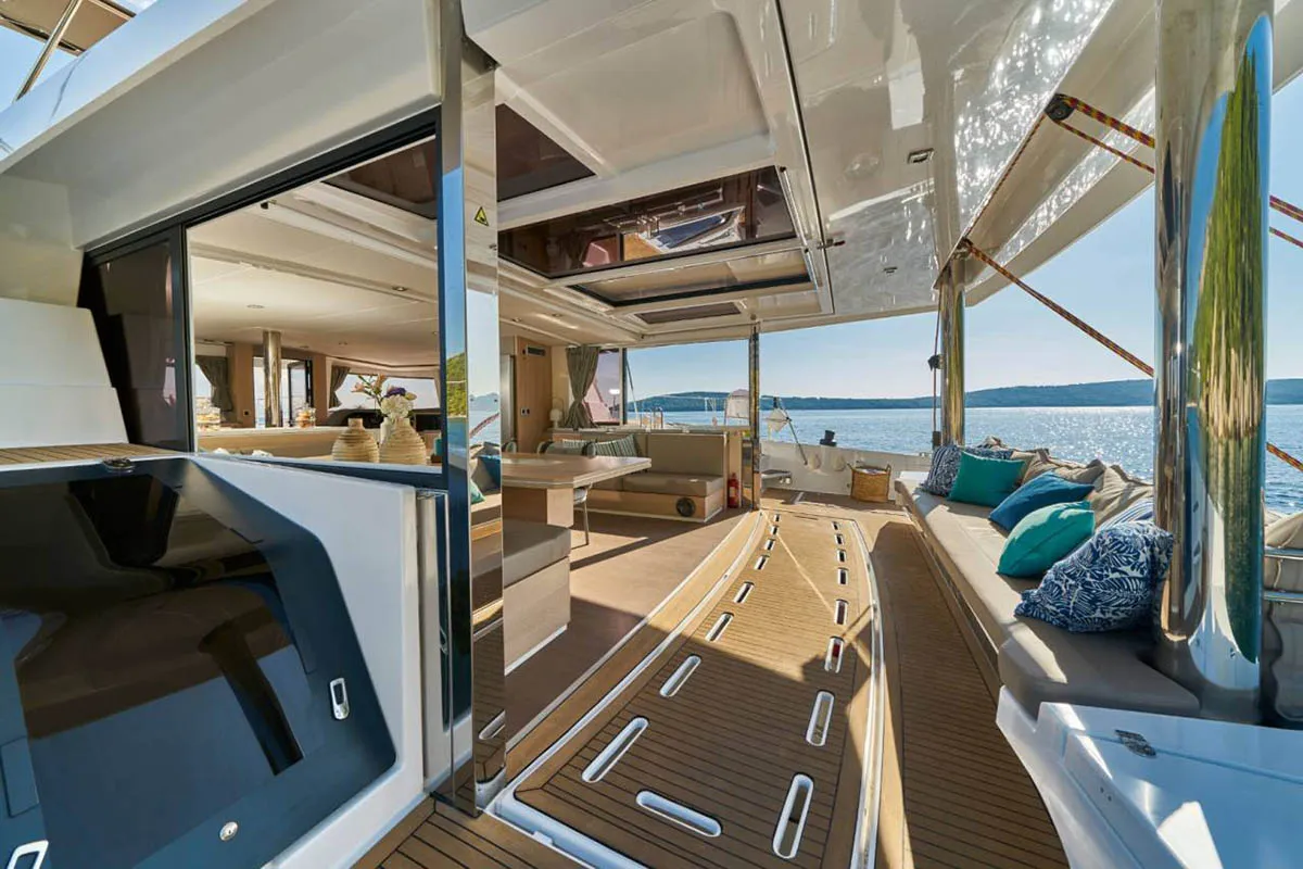 REMOte Parking, a Bali 5.4 catamaran at Road Town, British Virgin Islands