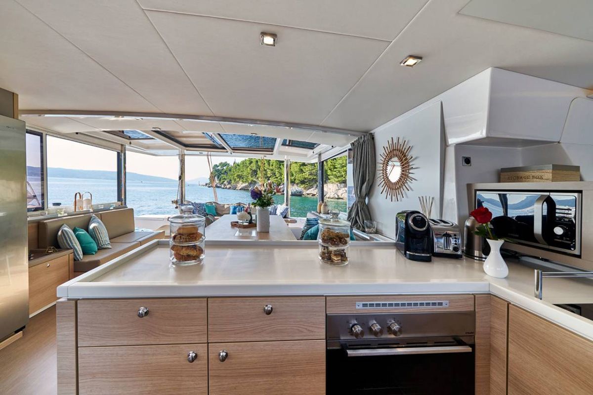 REMOte Parking, a Bali 5.4 catamaran at Road Town, British Virgin Islands